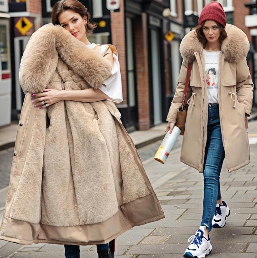 Nova jaqueta feminina de inverno, perfeita para dias frios