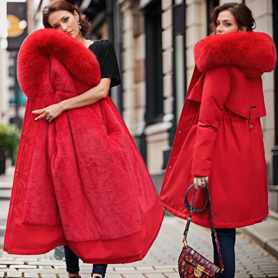 Nova jaqueta feminina de inverno, perfeita para dias frios